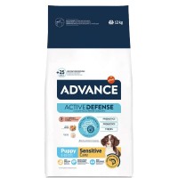 Advance Dog Puppy Sensitive Salmon and Rice ЛОСОСЬ корм для цуценят всіх порід 12 кг (920179)